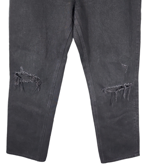 Aritzia| Denim Forum The Joni High Rise Loose Black Pants 29L. - Picture 9 of 16